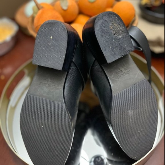 A7EIJE Black Leather Shooties - Picture 3 of 5